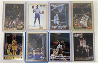 Lot of 8 Shaquille O’Neal Basketball Cards