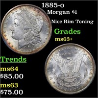 1885-o Morgan $1 Grades Select+ Unc