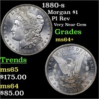 1880-s Morgan $1 Grades Choice+ Unc