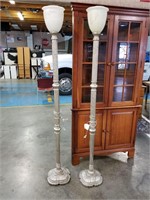 pair of tall high end lamps