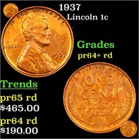 1937 Lincoln 1c Grades Select+ Proof RB