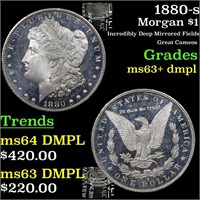 1880-s Morgan $1 Grades Select Unc+ DMPL