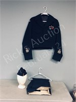 RCAF uniform- waistcoat, trousers, cap