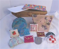 Vintage Coin Purses and Sachets in Garfinkles Box