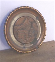 Matterhorn Copper Dish, Vintage