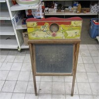Antique child's chalk board/easel.