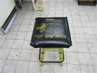 Vintage Harvard Hornets stool/chair.