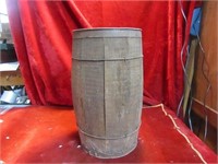 Antique nail keg/barrel.