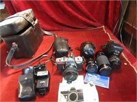 Vintage Minolta camera lens Srt 201.