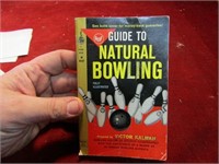 Vintage AMF Guide To Natural Bowling Book.