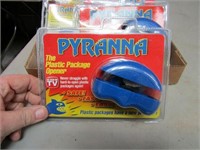 (10) New Pyranna plastic package openers.