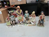 (4)vintage figurines.