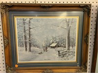 FRED THRASHER PRINT-SIGNED & NUMBERED--FROSTY MORN