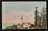 1563-Ft Canby Lighthouse Postcard