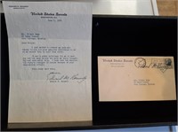 Political-JFK Letter, Speech and Invitation