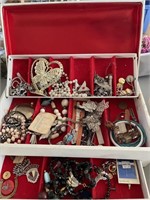 JEWELRY BOX & CONTENTS