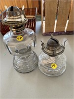 2  OIL LAMPS