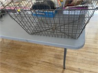 WIRE BASKET & MAG. RACK