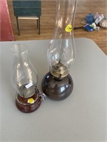 2  OIL LAMPS