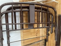 PAINTED STEEL BED FRAME