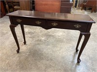 CHERRY QUEEN ANNE CONSOLE TABLE