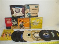 Vintage 45 RPM Vinyl Record Singles