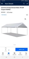 Domain 10 X 20 Outdoor carport shelter