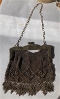 Antique Art Deco mesh purse