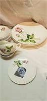 Knowles Tea Rose dishes