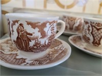 Meakin Fair Winds Cups, Saucers