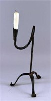 Hand Forged Iron Rush Lamp Or Light