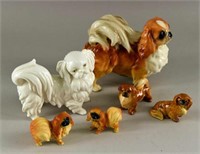 Pekingese Dog Figurines