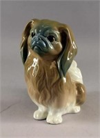 Lladro Pekingese Dog Figurine
