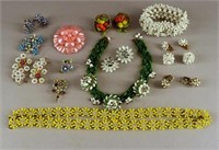 A Group Of Mid-century Costume Jewelry