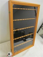 B98 Glass front spoon display cabinet