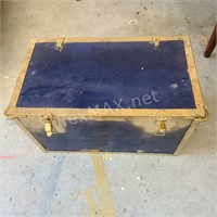 Blue and Gold Toy Chest