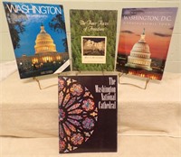 (4) BOOKS - 3 ON WASHINGTON DC, ONE ON....
