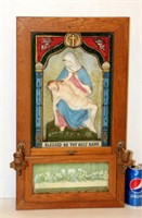 Antique Catholic Viaticum Last Rites Prayer Box