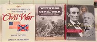 (3) BOOKS ON THE CIVIL WAR