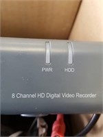 Swann 8 channel dvr with 4 cameras
