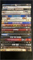 Large DVD lot including gladiator Braveheart star