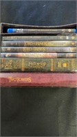 Lord of the rings DVD and Blu-ray lot including