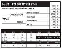 PCC COWBOY CUT 7114H