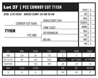 PCC COWBOY CUT 7115H