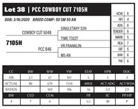 PCC COWBOY CUT 7105H