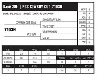 PCC COWBOY CUT 7103H