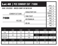 PCC COWBOY CUT 7108H