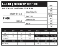 PCC COWBOY CUT 7106H