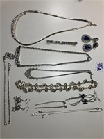 12 pieces rhinestone earrings jewelry 5
