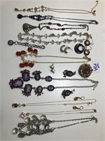 16 pieces costume jewelry from such makers as